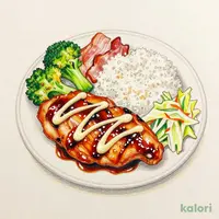 Teriyaki Mayo Chicken with Bacon and Broccoli