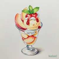 Fresh Peach Mini Parfait