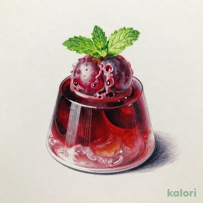 赤ぶどうゼリー