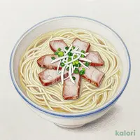 ねぎチャーシュー麺(ハーフ)