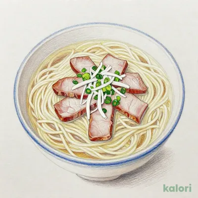 ねぎチャーシュー麺(ハーフ)