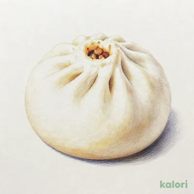 まんじゅう選択：豚肉入りまんじゅう