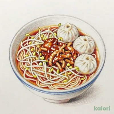 もやしと豚肉の細切りあんかけ麺セット