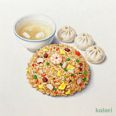 五目チャーハンセット（スープ付）