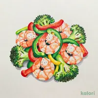えびと彩り野菜炒め