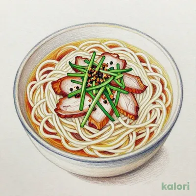 Scallion and Roast Pork Noodle Soup
