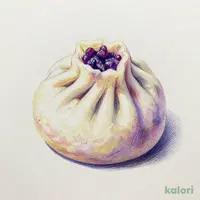 むらさき芋あん入り小籠包