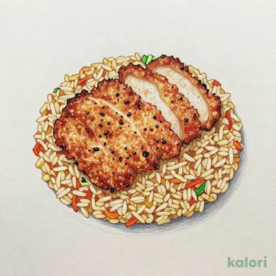 Pork Chop Fried Rice (with Soup)