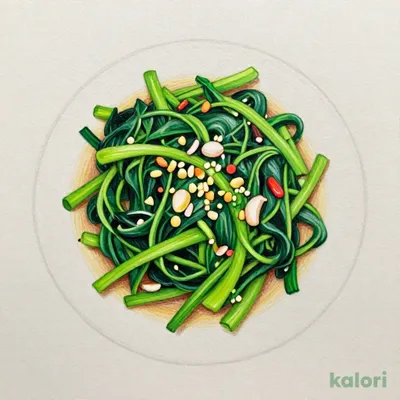 Seasonal Greens Stir-Fry with Garlic