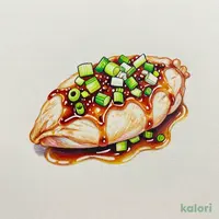 蒸し鶏ねぎソース