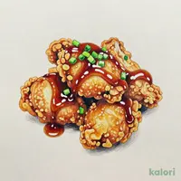 鶏肉唐揚げユウリンソース