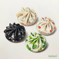 黒豚小籠包季節の3種盛り