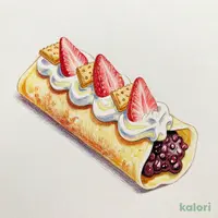 イチゴあずきミルフィーユ