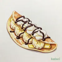 バナナカスタードチョコ