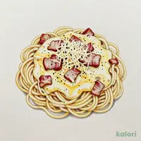 きしめんdeカルボナーラ(ハーフ)