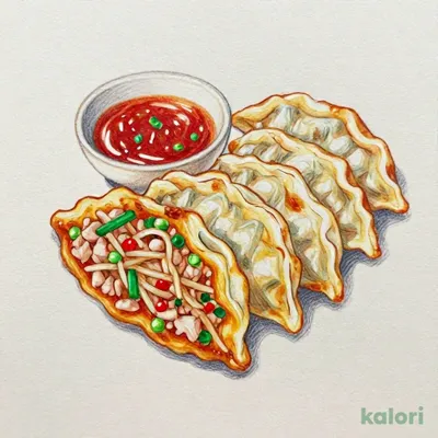 Pan-Fried Mandu Dumplings (3 pcs)