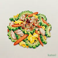 蒸し鶏のキムチ和え