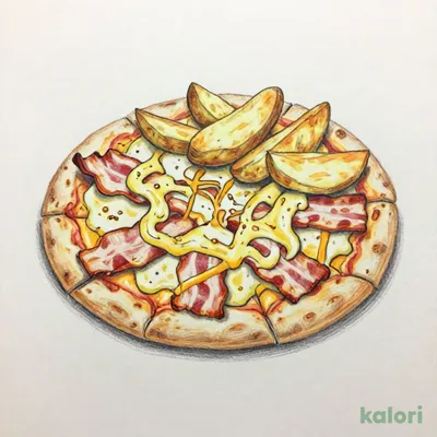 クリスピッツァバーガー ガーリックベーコンチーズ（サイド付き）