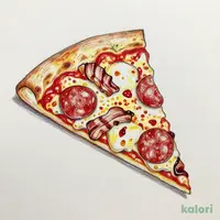 All Star Meat BBQ Pizza (L, Hand Tossed, 1 Slice)