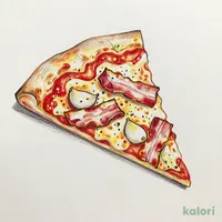 Garlic Master Pizza (L, Hand Tossed Crust), 1 Slice