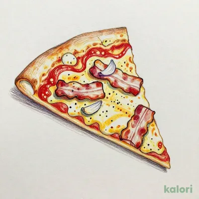 Garlic Master Pizza (M, Cheese 'n Roll Crust), 1 Slice