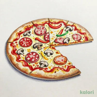Quattro Giant Pizza (Hand Tossed, L, 1 Slice)