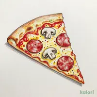 Quattro Happy (M, Pan Pizza, 1 Slice)