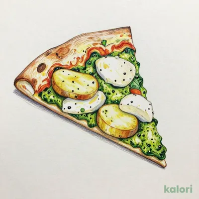 Genovese Pizza (S, Hand Tossed, 1 Slice)