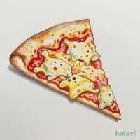 Double Mozzarella Pizza (M, Cheese 'n Roll, 1 Slice)