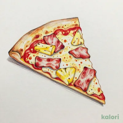 Tropical Pizza (S, Pan Pizza, 1 Slice)