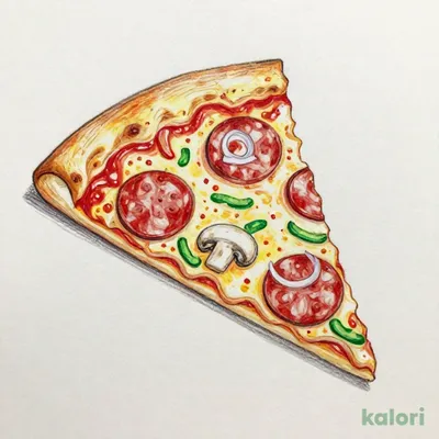 Domino's Deluxe Pizza (L, Pan Pizza, 1 Slice)