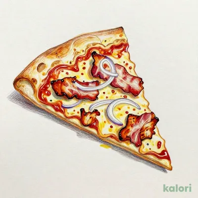 New Orleans BBQ Chicken Pizza (Mille-Feuille, 1 Slice)