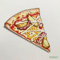 Mayo Jaga Pizza (L, Hand Tossed, 1 Slice)