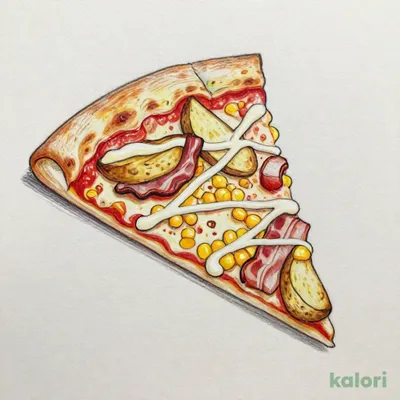 Mayo Jaga Pizza (L, Hand Tossed, 1 Slice)