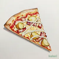 Mayo Jaga Pizza (L, Pan Pizza, 1 Slice)