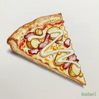 Mayo Jaga Pizza (L, Mille-Feuille, 1 Slice)