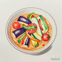 夏野菜のさっぱりトマトカレー