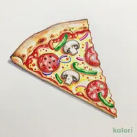 Quattro 2 Happy Pizza (L, Ultra Crispy, 1 Slice)