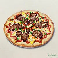 Goryeo Kalbi Pizza (M, Ultra Crispy, 1 Slice)