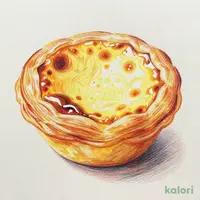 ほぼ1ポンドお月見エッグタルト