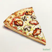 ごろごろローストチキンの濃厚マッシュルーム&ポルチーニソース(M・ミルフィーユ・1ピース)