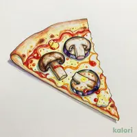 香ばしバター醤油の国産4種キノコと茄子（M・ウルトラクリスピー・1ピース）