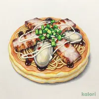 広島風 牡蠣お好み焼