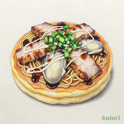 広島風 牡蠣お好み焼