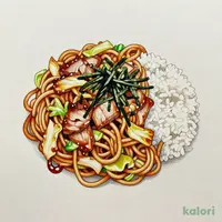 Sobameshi (Fried Noodles & Rice)