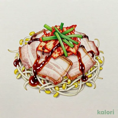 Grilled Kimchi & Pork Teppanyaki