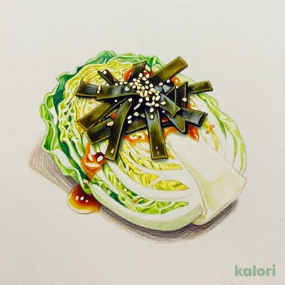 Cabbage and Salted Kelp Salad