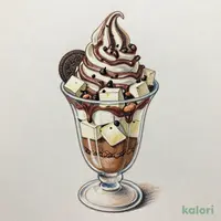 チョコレートパフェ