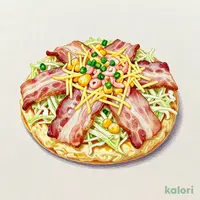 Cheese & Bacon Monjayaki