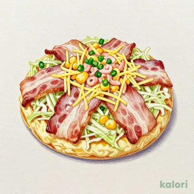 チーズベーコンもんじゃ